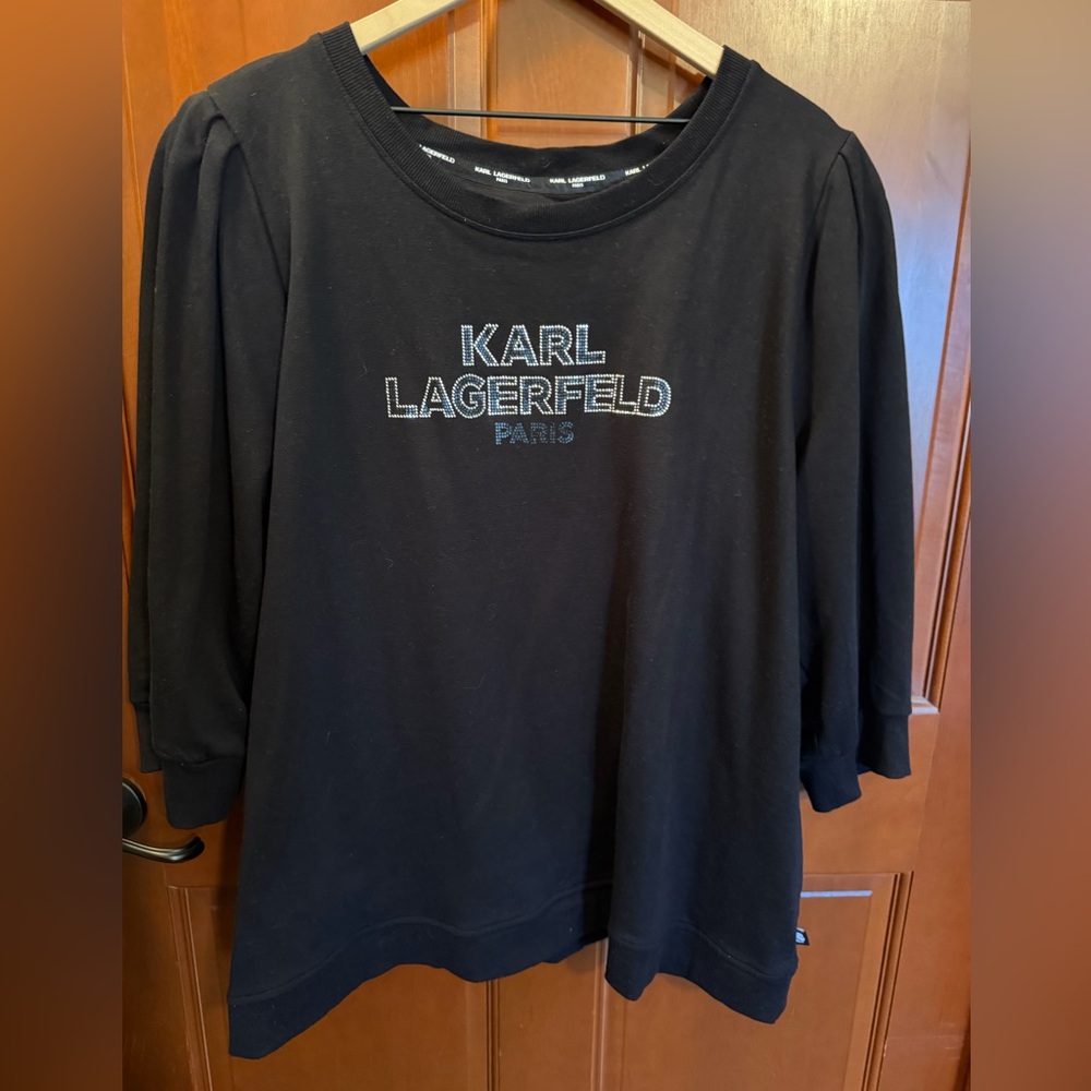Karl Lagerfeld Black Sweatshirt